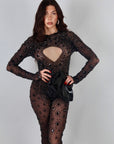 Jumpsuit luxury nera