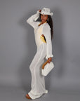 Abito crochet bianco