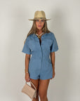 Mini Jumpsuit blu jeans