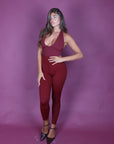 Leggings comfy bordeaux