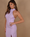 Dress Jumeirah scollo america lilla