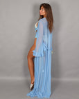 Kimono zuma mykonos azzurro