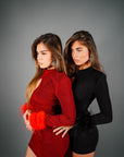 Mini dress glitter red