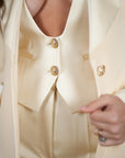 Miami gilet cream