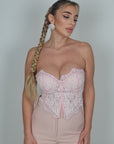 Bustier Princess pink