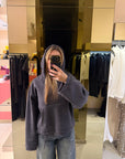 Felpa street style grigia