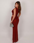 Dress Crystal bordeaux