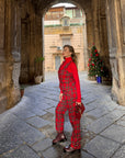 Coordinato scozzese gilet e pantalone