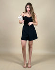 Heart top basic black