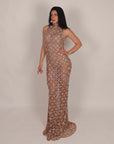 Abito luxury diamond micro flowers