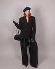 Pantalone palazzo nero