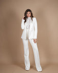 Pants flare Nervue off white