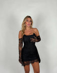 Mini dress black