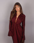 Dress alissa bordeaux