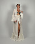 Kimono balze bianco