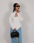 Blazer triangle bianco