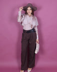 Pantalone classico Brown