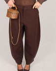 Pantalone Classic balloon brown