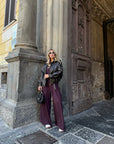 Giubbino Bomber ecopelle marrone