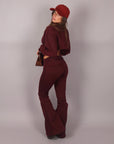 Coordset comfy chic bordeaux