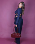 Incrociatina blu navy