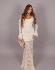 Dress in pizzo panna