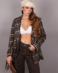 Top Triangolo basic bianco