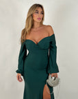 Dress Dea verde bosco