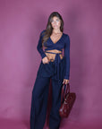 Incrociatina blu navy