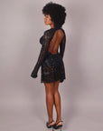 Mini dress kelly nero