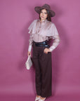 Pantalone classico Brown