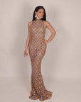 Abito luxury diamond micro flowers