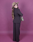 Pantalone Brown vita alta