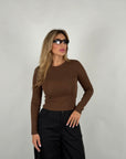 Maglia simply marrone