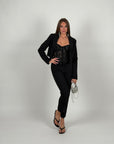 Pantalone skinny Rosy nero