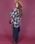 Camicia britannique blu