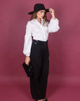 Pantalone classico nero