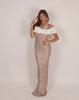 Abito luxury diamond Rose