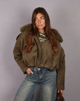 Bomber Crop Moritz verde