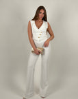 Pantalone Mirabelle White