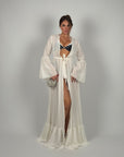Kimono balze bianco