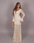 Dress in pizzo panna