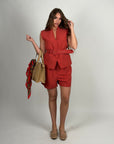 Shorts Zoe Ruggine