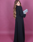 Giacca Crop con bottoni nera