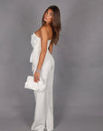 Jumpsuit candy strass off White