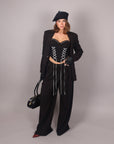 Pantalone palazzo nero