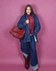 Camicia over denim scuro just west