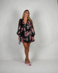 Vestito corto flowers