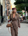 Tailleur giappo Brown