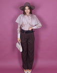 Pantalone classico Brown